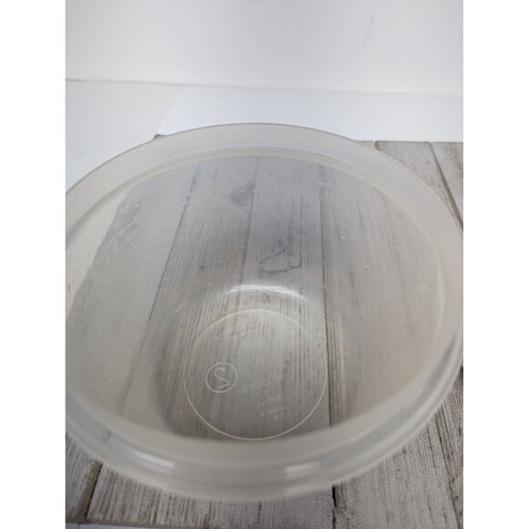 Vintage Rubbermaid Servin Saver #2 Round 4 Cup Food Container Almond Lid - 3 - Picture 13 of 13